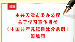 图解｜中共天津市委办公厅关于认真学习宣传贯彻《中国共产党纪律处分条例》的通知
